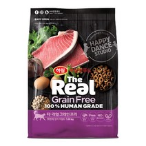 하림펫푸드 어덜트용 더리얼 캣 그레인프리 크런치 참치 건식사료, 생선, 1.6kg, 1개