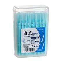오픈스페이스 일회용 휴대 치간칫솔 블루, 1개, 200개입