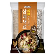 자연다움 찹쌀 삼계재료, 1개, 200g
