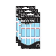 쁘띠팬시 보호 필름 라벨 견출지 20-F213 13p, 빨강(20-F213R), 3개