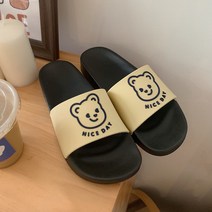 여성용 나이스베어 웃는 곰돌이 슬리퍼 RK_384