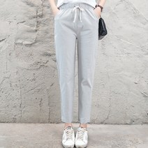 언헤브 여성용 얇은 슬랙스 팬츠