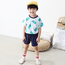 초코몽 아동용 파프리카 상하 바지세트