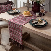 빈티지 테이블 러너 Q143, 타입1, 30 x 180  cm