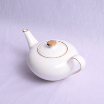 차믈리에 티소믈리에 티포트, 골드림화이트, 500ml