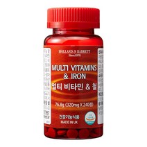 홀랜드앤바렛 멀티비타민 철, 1개, 76.8g