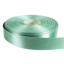 노크 고밀도 공단 리본끈 25mm, 62 청카키, 45m