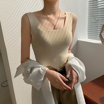 레몬소울 여성용 자틀리 스퀘어 골지 나시티