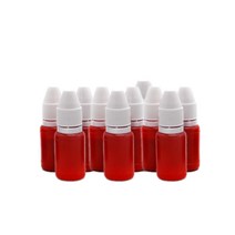 포원밀리언 만년도장 스탬프 리필 잉크 3ml, 10개, 레드