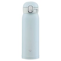 조지루시 심리스 보온보냉 원터치 텀블러, 아이스 그레이(HL), 480ml