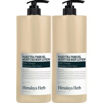 나드 티트리 오일 모이스처 바디로션, 1500ml, 2개