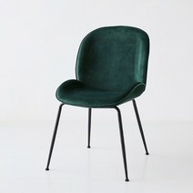 마켓비 WINGLA 벨벳의자 VI02, 다크그린