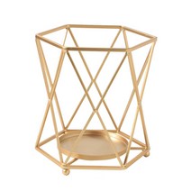 육각 캔들 홀더 L, 골드