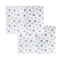 패턴 방수 슬림 테이블매트 RD_1748 2p, 별, 29 x 40 cm