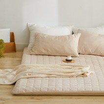 아르페지오베이직 메이딘 순면 트윌 누비요커버, 버터크림