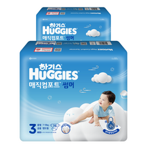 하기스 매직컴포트 썸머 밴드형 기저귀 남여공용 중형(7~10kg), 3단계, 152매