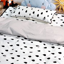 와이즈마마 유아 순면 커버분리형 이불, 뉴레인드롭