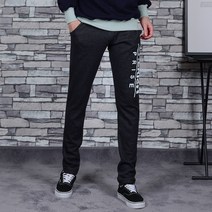 타운클로 남성용 기모 체리쉬세미 슬림핏 트레이닝 팬츠