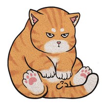 심술고양이 코일 발매트 70 x 70 cm DG-52, 혼합색상, 1개