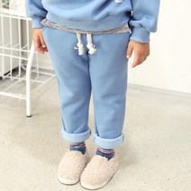 초코몽 아동용 기모 베이직 바지