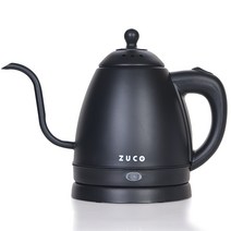주코 전기드립포트 핸드 드립 커피 주전자, ZCK-HY0114(매트블랙)