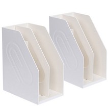 책상 미니 간이 책꽂이 책장 2p, 베이지