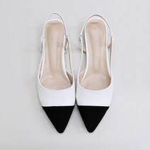 첫걸음 여성용 보니타 배색 슬링백슈즈 2cm