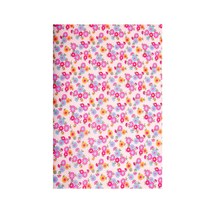 더해피 양면 방수 원단 패턴 플라워 2마, 핑크