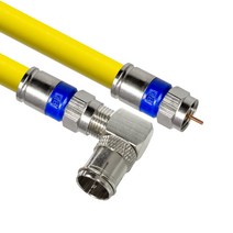 마하링크 고급형 RF 안테나 5C 꺾임 동축 케이블, MLZ-RLY100(옐로우)