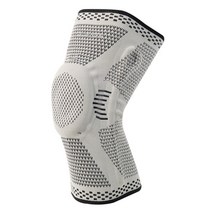 오저씨 더블스프링 무릎보호대 좌우겸용 라이트그레이 S, 1개