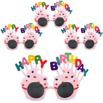 생일파티 머핀 안경, 핑크, 4개