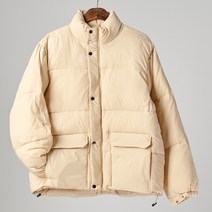 하이후 남성용 폴 덕다운 숏 패딩 HJ4012