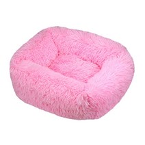 반려동물 사각침대 사각 털매트, 08-밝은 핑크