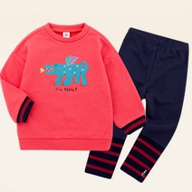 몰리멜리 아동용 크록융기모레깅스상하복