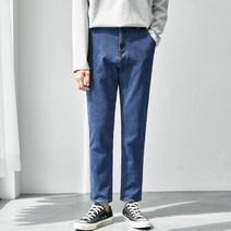 맨타임 남성용 DKF 데일리 히든밴딩 스판 데님팬츠