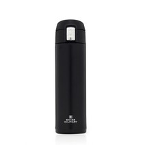 스위스밀리터리 루앙 보온보냉텀블러 OKK-LS450BT, 블랙, 450ml