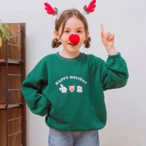 릴리푸리 여아용 홀리데이 맨투맨