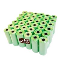 도담펫 강아지 배변봉투 리필 15p, 그린, 36개