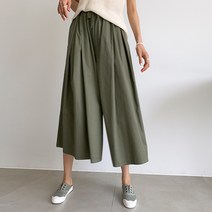여성용 8부 와이드 치마바지 #75771