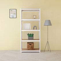 홈던트하우스 철제 선반 5단 800 x 500 x 1800 mm, 화이트