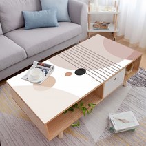 마켓에이 기하학 방수 PVC 테이블매트, TYPE14, 60 x 120 cm