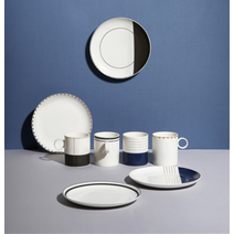 골드라인 디저트 브런치 접시세트, 1세트, 접시 4종 + 머그컵 4종