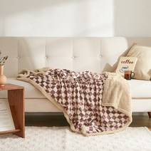 아르페지오베이직 플래그체커 양털담요