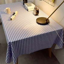 마켓A 모던 체크 패브릭 테이블매트, TYPE14, 140 x 180 cm