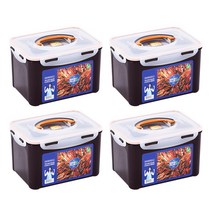 리빙선데이 밀폐용기, 4개, 김치통 4.3L