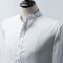 블루포스 남성용 에리핏 헨리넥 긴팔 남방