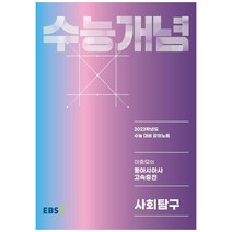2023 수능개념 이충모의 동아시아사 고속충전 사회탐구, 사회영역, EBSI