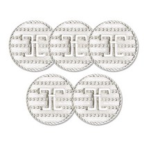 코트 가디건 단추 이케인 21mm, 은반광, 5개