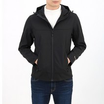 남성용 워터프루프 스판 기모안감 후드 집업점퍼 KX139