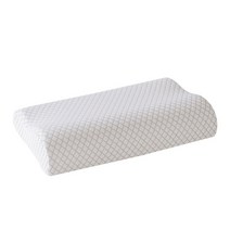 코메리 솜 메모리폼 베개 체크 B1056, 화이트